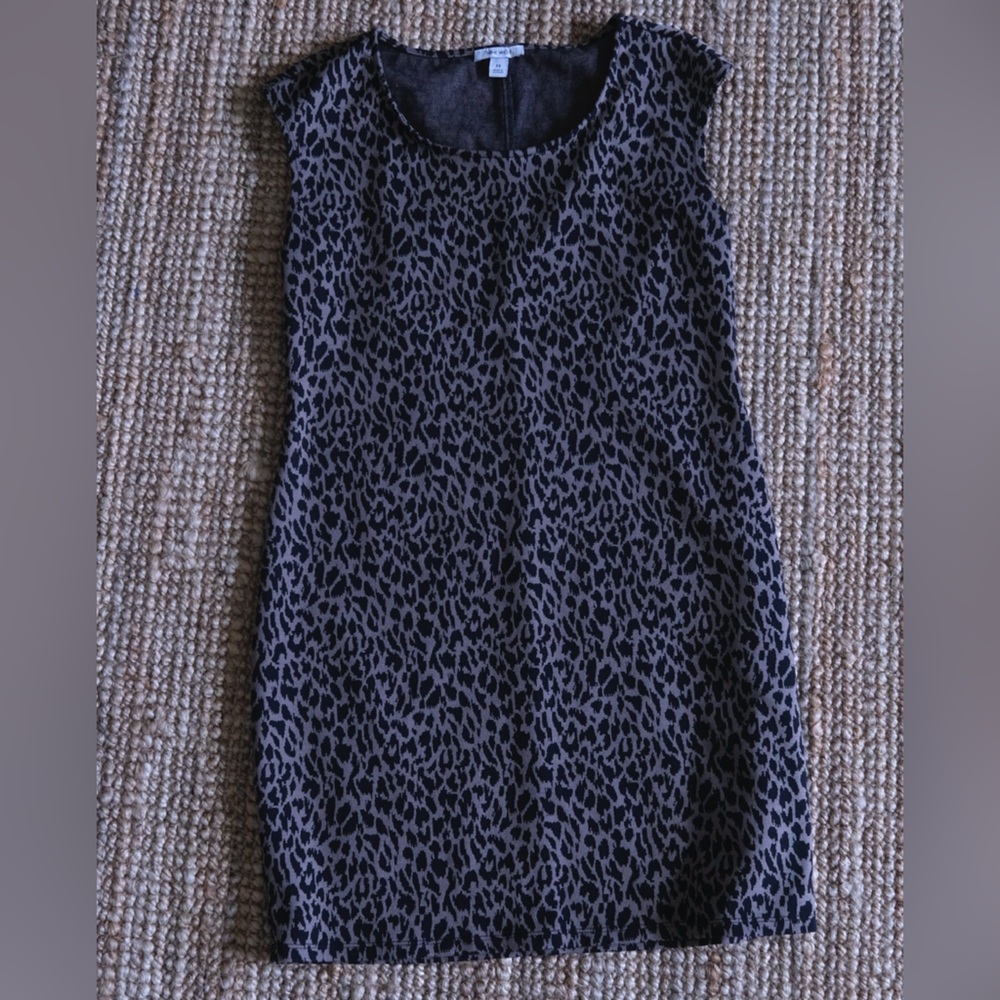 Nine West Black and BrownAnimal Print Dress